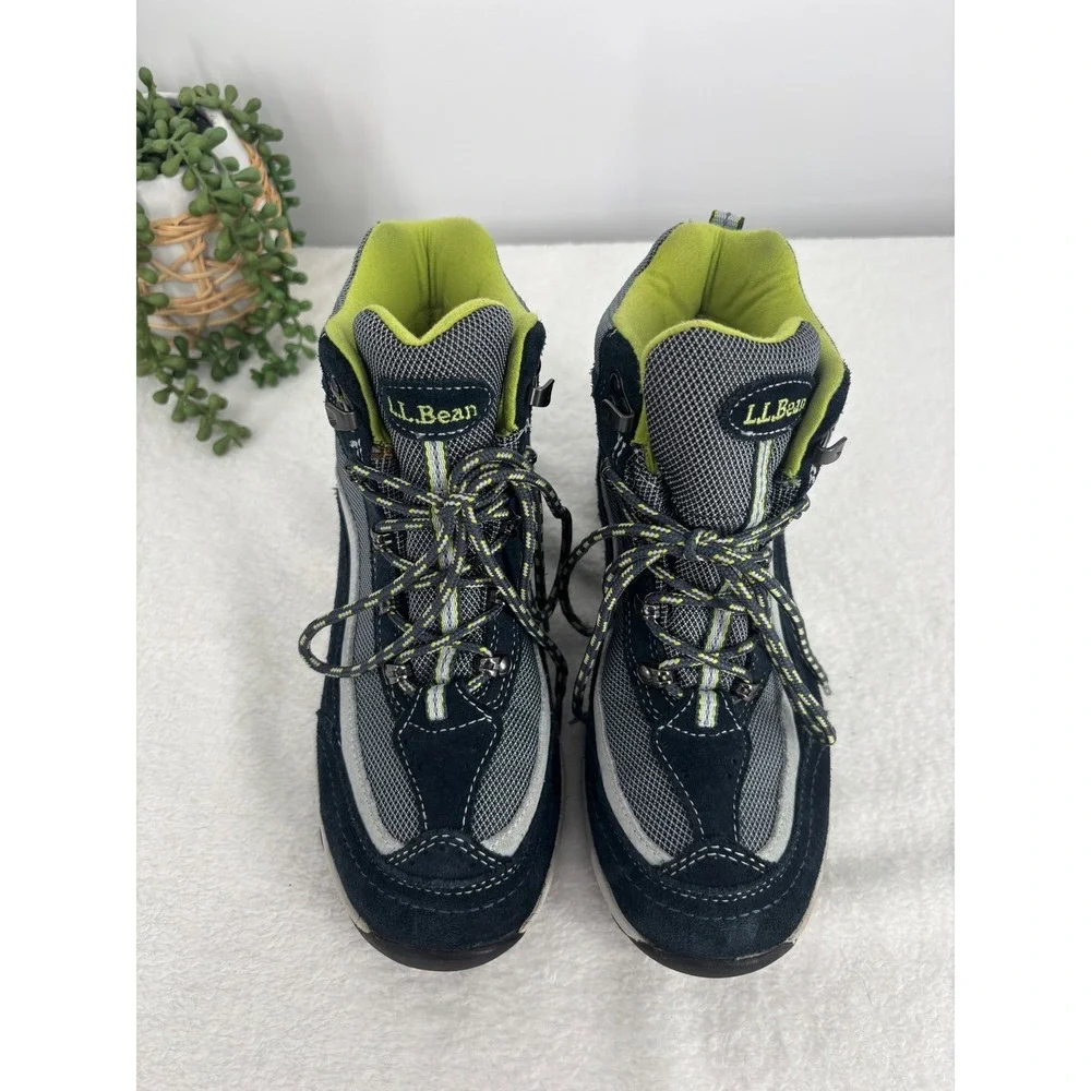 L.L. Bean Tek 2.5 Snow Sneakers Womens‎ 7 Blue Green Waterproof Insulated Boots